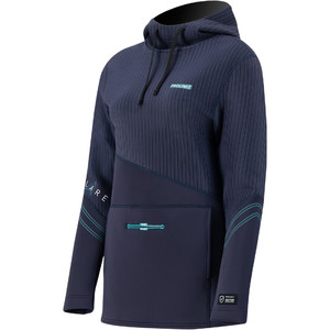 2021 Prolimit Dames Flare Wetsuit Hoodie 05056 - Navy / Turquoise